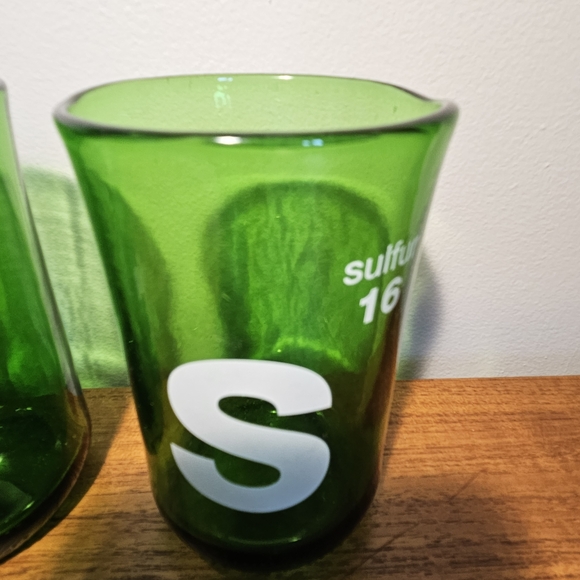 CHEERS Green 8 oz Arctech Recycled Wine Tumblers Glasses Set Of 4 - Picture 5 of 7